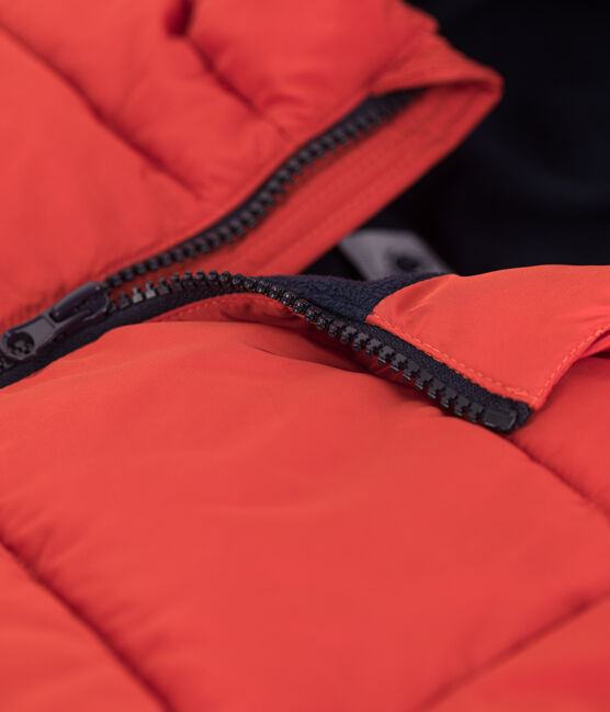 Chaqueta alcolchada para niña / niño naranja CASIMIR