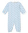 Saco para bebé niño en túbico estampado azul FRAICHEUR/blanco MULTICO