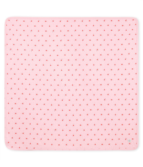 Muselina estampada para bebé unisex rosa VIENNE/blanco MULTICO