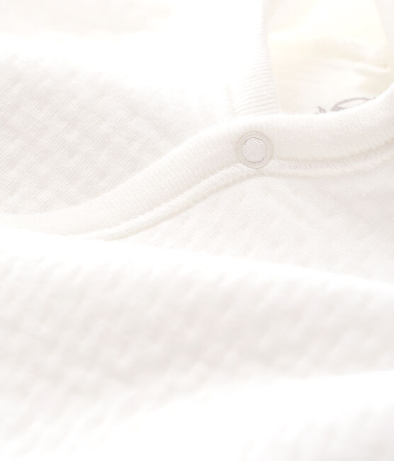 Mono largo para bebé de túbico acolchado blanco MARSHMALLOW