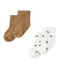 Lote de dos pares de calcetines bebé niño. blanco LOT