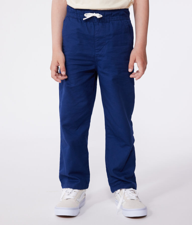 Pantal&oacute;n infantil de algod&oacute;n azul