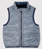 Chaqueta alcolchada reversible para bebé azul SMOKING