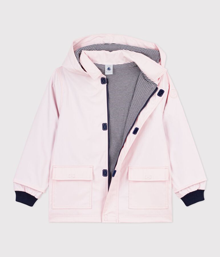 Chubasquero ic&oacute;nico infantil rosa