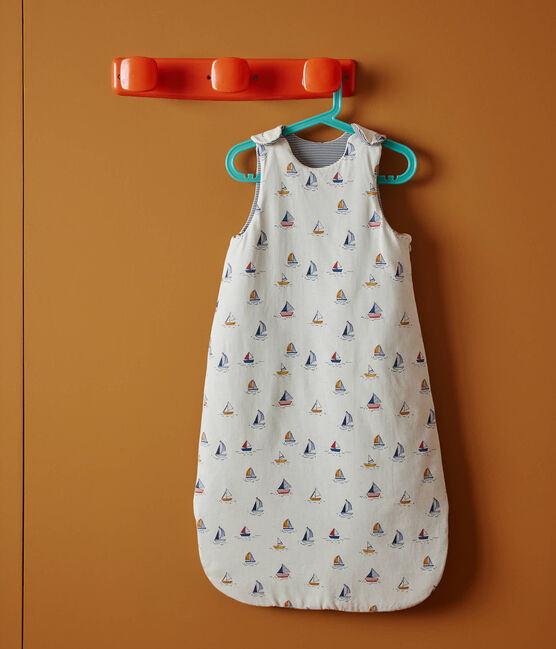 Saco de dormir de algodón TOG 2,5 con estampado de barcos para bebé  blanco MARSHMALLOW/azul MEDIEVAL/ MULTICO