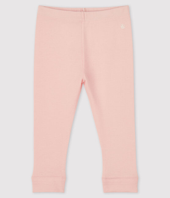 «Leggings» de algodón de bebé rosa MINOIS
