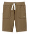 Bermuda para niño en jersey tupido marron SHITAKE