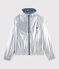 Cortavientos cálido reciclado para mujer/hombre gris ARGENT