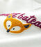 Sudadera estampada para bebé niño blanco MARSHMALLOW