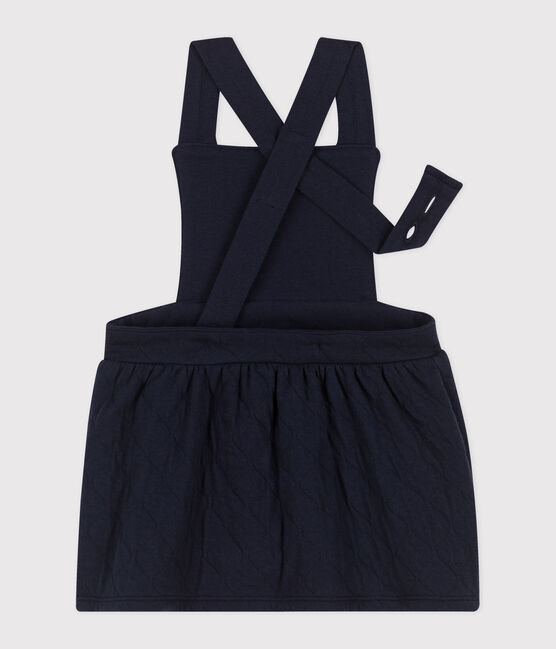 Vestido sin mangas de túbico acolchado y estampado para bebé azul SMOKING