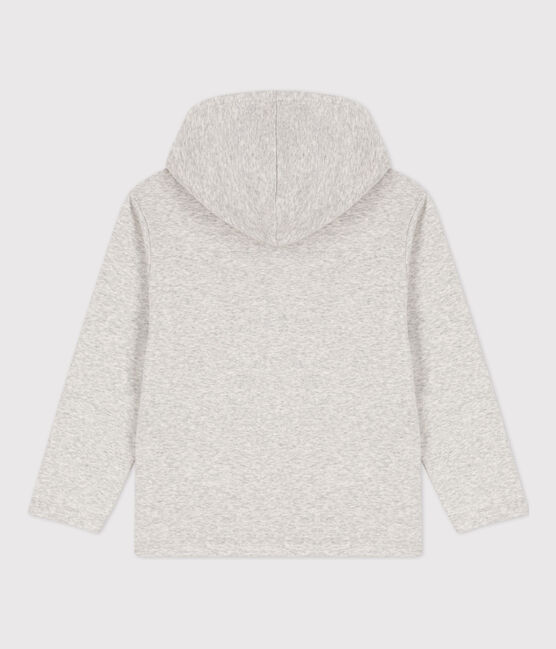 Sudadera con capucha y cremallera de niño gris BELUGA CHINE