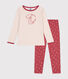 Pijama de niño de manga larga de algodón