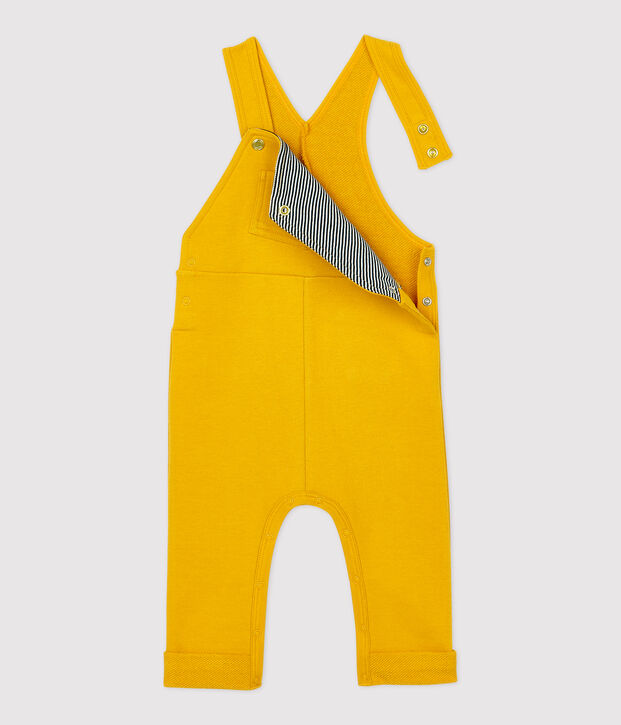 Peto de mulet&oacute;n de beb&eacute;. amarillo