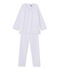 Pijama de lunares para niña blanco ECUME