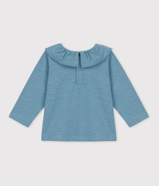 Blusa de punto ligero de manga larga para bebé azul ROVER