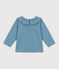 Blusa de punto ligero de manga larga para bebé azul ROVER