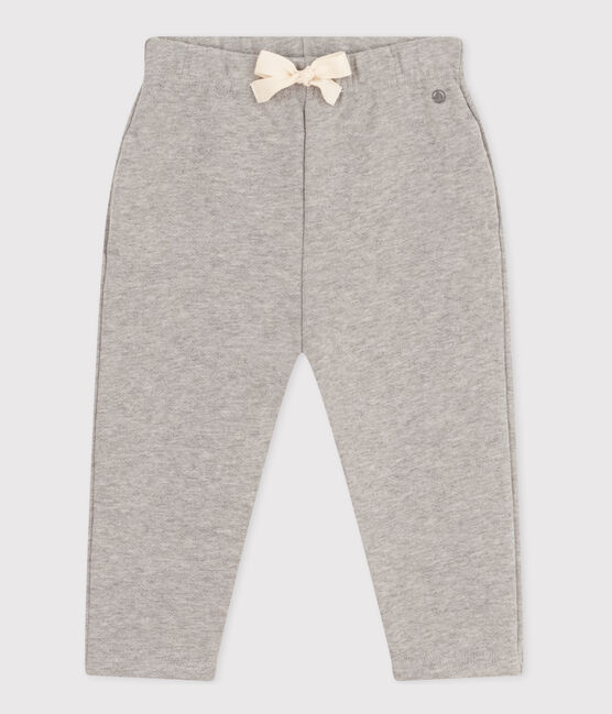 Pantalón de muletón de bebé gris CHATON CHINE