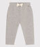 Pantalón de muletón de bebé gris CHATON CHINE
