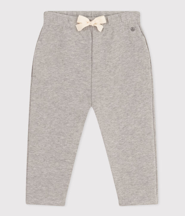 Pantal&oacute;n de mulet&oacute;n de beb&eacute; gris