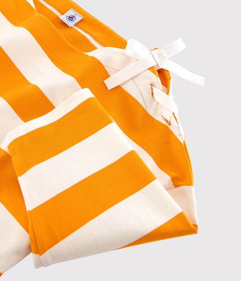 Camiseta de mujer amarillo/blanco