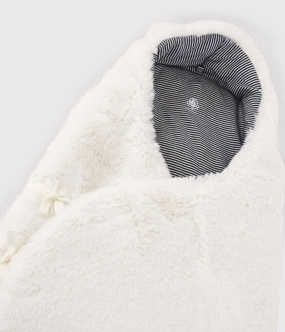 Nido de ángel de bebé de sherpa blanco MARSHMALLOW