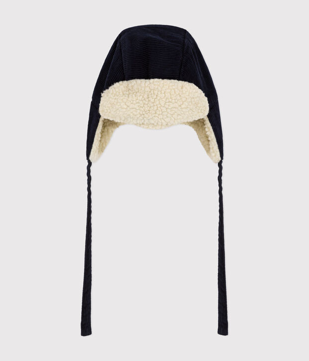 Gorro chapka de terciopelo y borreguito para beb&eacute; SMOKING