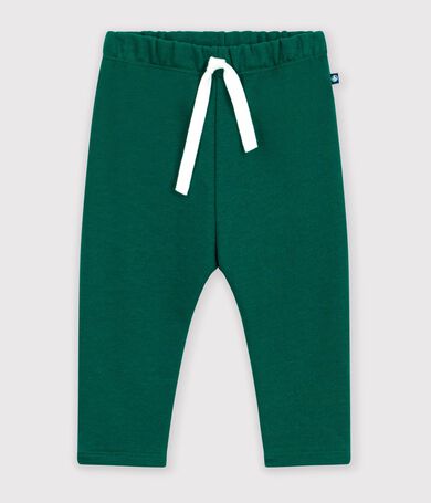 Pantal&oacute;n de jogging unisex para beb&eacute; de algod&oacute;n liso