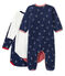 Conjunto para bebé niño con pijama de terciopelo y bodis de manga larga de punto variante 1