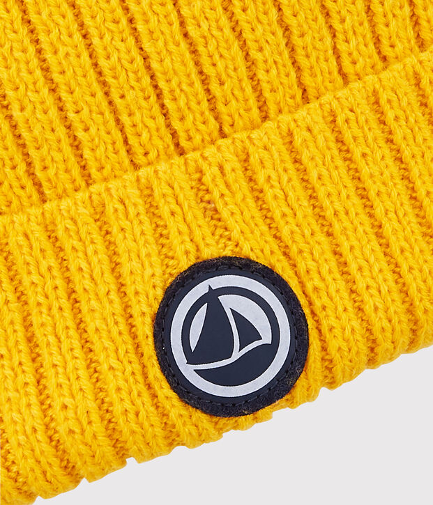 Gorro de ni&ntilde;a/ni&ntilde;o amarillo