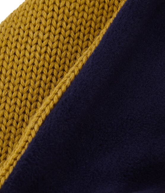 Cuello para niña en tricot forrado amarillo INCA