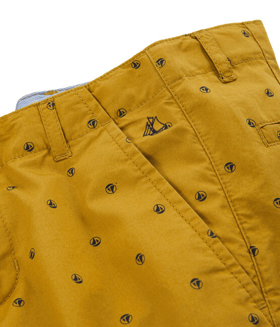 Bermudas de niño amarillo TOPAZE/blanco FETA