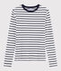 Camiseta icónica con cuello redondo para mujer