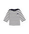 Jersey marinero emblemático para bebé unisex beige COQUILLE/azul ABYSSE