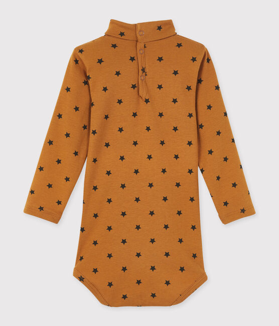 Body de manga larga con cuello redondo para bebé unisex CUIVRE/ CAPECOD