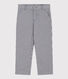 Pantalón de tela de algodón a rayas para niño