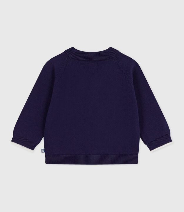 C&aacute;rdigan de algod&oacute;n liso para beb&eacute; SOIR