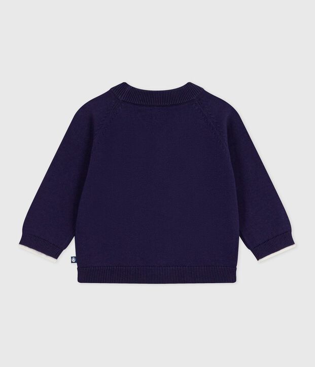 C&aacute;rdigan de algod&oacute;n liso para beb&eacute; SOIR