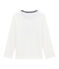 Camiseta de manga larga para niño blanco MARSHMALLOW