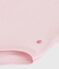 Body de algodón liso con cuello vuelto para bebé rosa JOLI