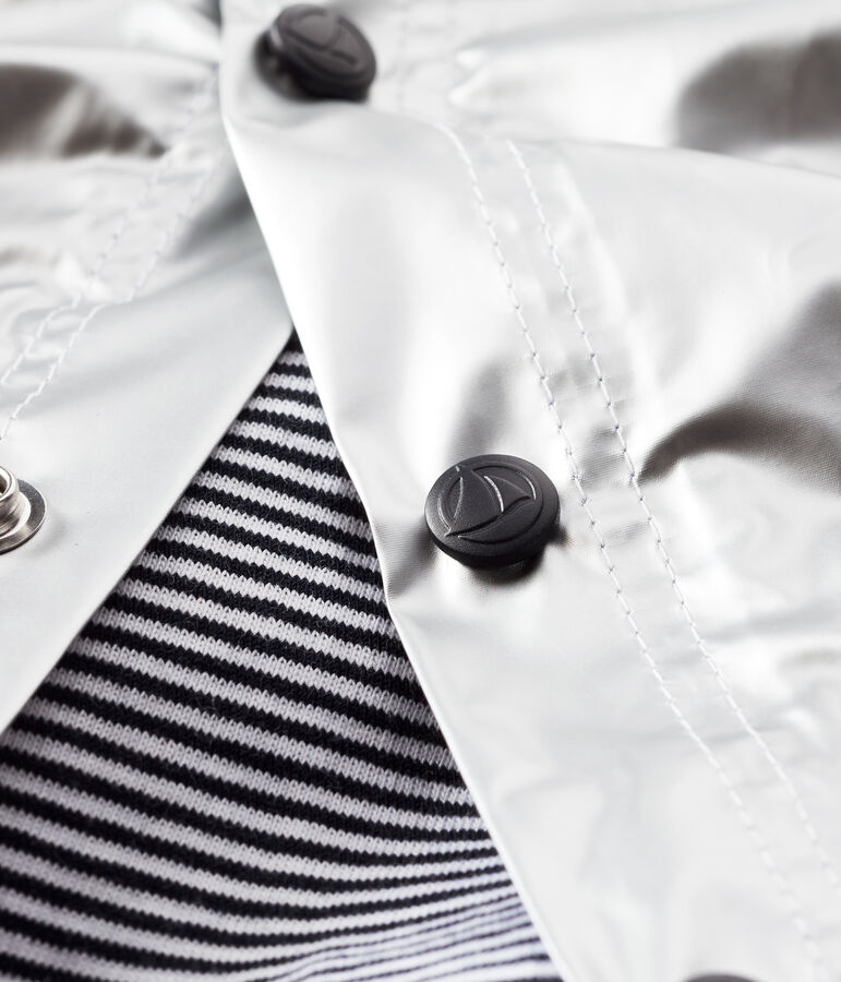 Capa hidr&oacute;fuga para beb&eacute; ni&ntilde;a/ni&ntilde;o gris ARGENT