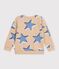 Sudadera infantil de algod&oacute;n con estampado de estrellas multicolor/azul/multicolor
