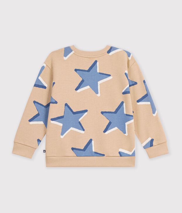 Sudadera infantil de algod&oacute;n con estampado de estrellas multicolor/azul/multicolor