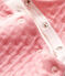 Mono largo para bebé de túbico acolchado rosa CHARME