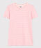 Camiseta La Recta de algodón a rayas con cuello redondo para mujer  AVALANCHE/ SHOCKING