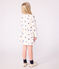 Vestido infantil de manga larga de algodón MILK/ MULTICO