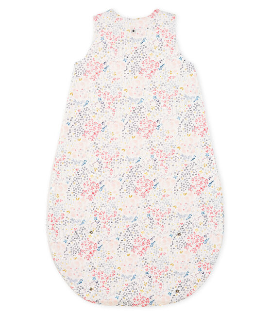 Saco reversible para bebé niña de punto blanco MARSHMALLOW/blanco MULTICO