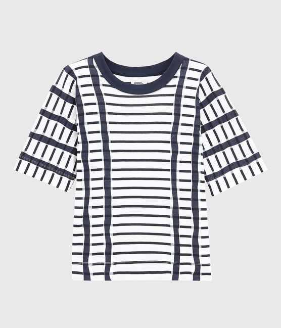 Camiseta blanco MARSHMALLOW/azul SMOKING