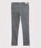 Pantalón vaquero slim para niña gris GRIS FONCE/ DARK GREY