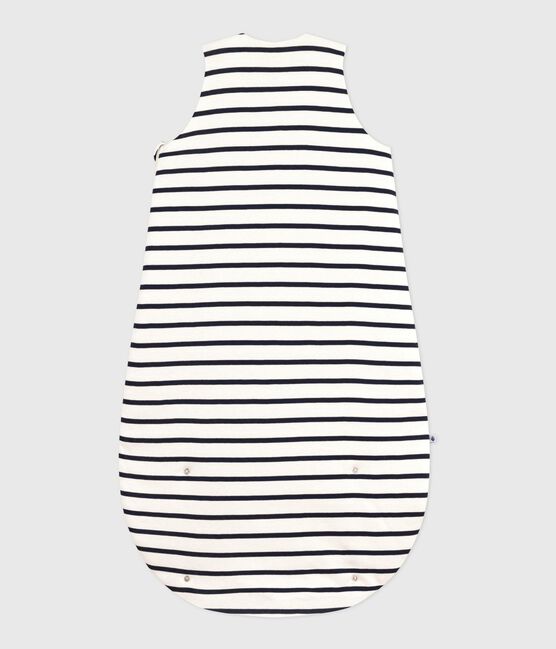 Saco de dormir para bebé TOG 2 de algodón blanco MARSHMALLOW/azul SMOKING