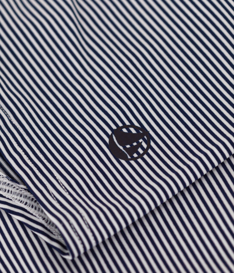 Traje de ba&ntilde;o a rayas para ni&ntilde;o azul/blanco